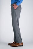 Premium Comfort Dress Pant - Tonal Windowpane, Dark Grey view# 3