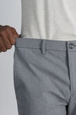 Wrinkle Free Performance Khaki Pant, Heather Grey view# 5