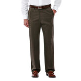 Big &amp; Tall Premium Stretch Solid Dress Pant, Medium Brown view# 1