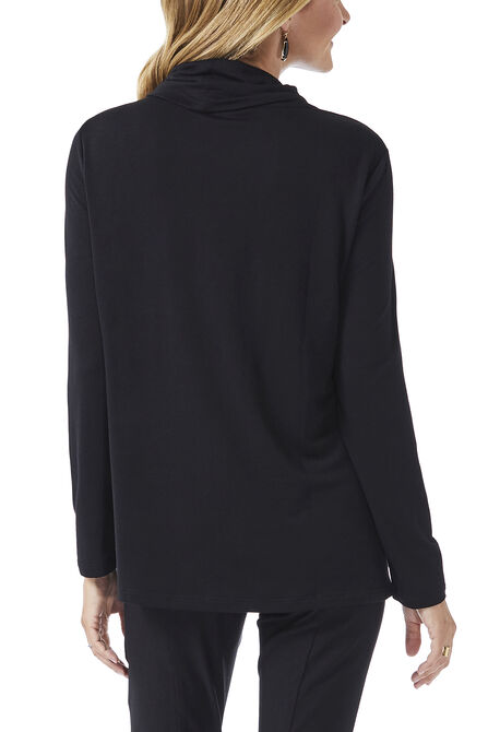 Long Sleeve Cowl Neck Top,  view# 2