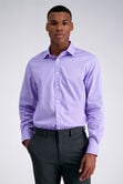 Premium Comfort Performance Cotton Dress Shirt - Lavendar, Purple view# 1