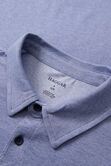 Long Sleeve 2-Color Pique Polo, BLUE view# 4