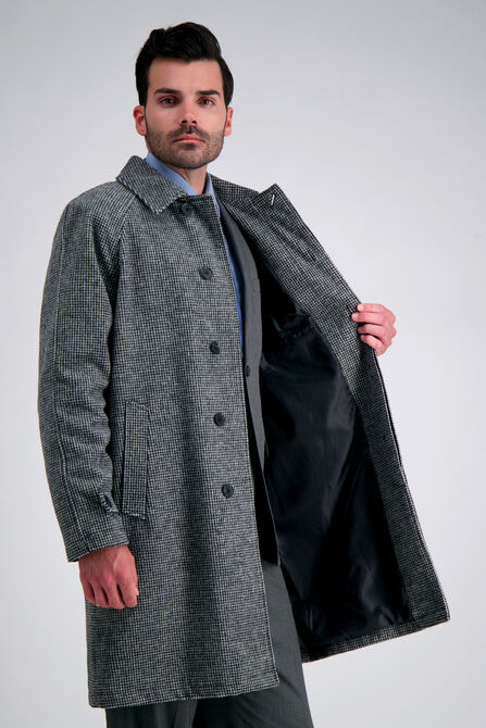 J.M. Haggar Overcoat, Med Grey view# 4