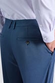 J.M. Haggar Premium Stretch Suit Pant - Flat Front, Chambray view# 4