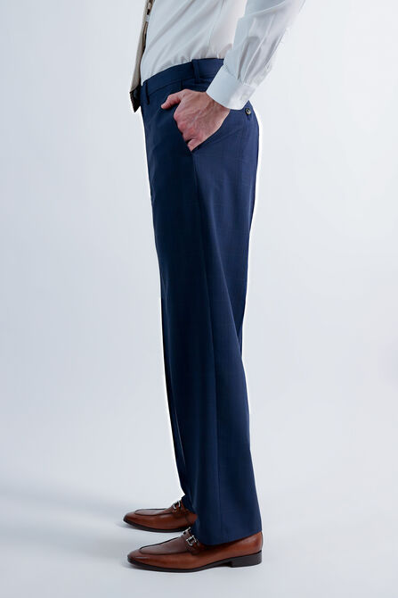 J.M. Haggar Prince of Wales Suit Pant, Navy view# 2