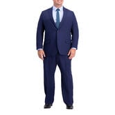 Big &amp; Tall Active Series&trade; Herringbone Suit Jacket, Midnight view# 1