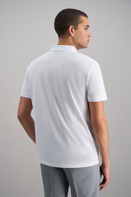 Short Sleeve Pique Polo, White view# 4