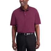 Cool 18&reg; Houndstooth Polo, Oxblood Htr view# 1