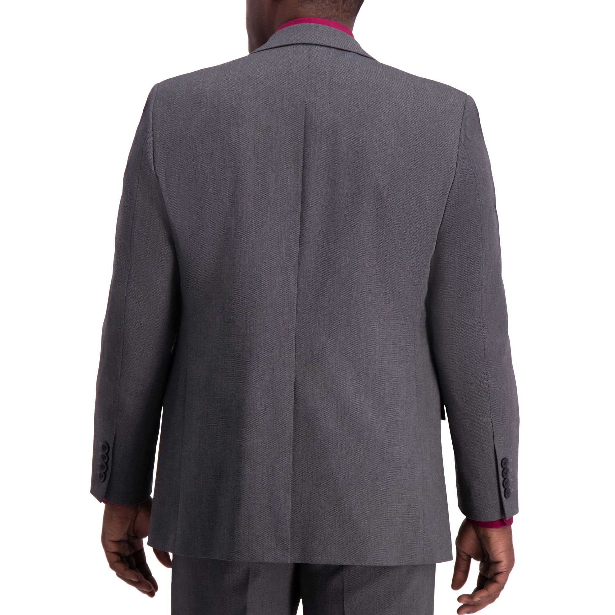 Haggar men's textured deals weave suit jacket