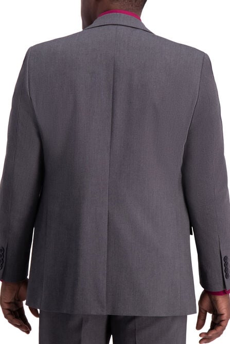 J.M. Haggar Premium Stretch Suit Coat -Diamond Weave , Dark Grey view# 2