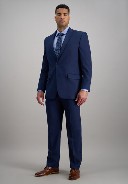 J.M. Haggar Basketweave Suit Separates Jacket, BLUE