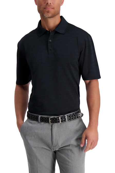 Space Dye Polo, Black view# 1