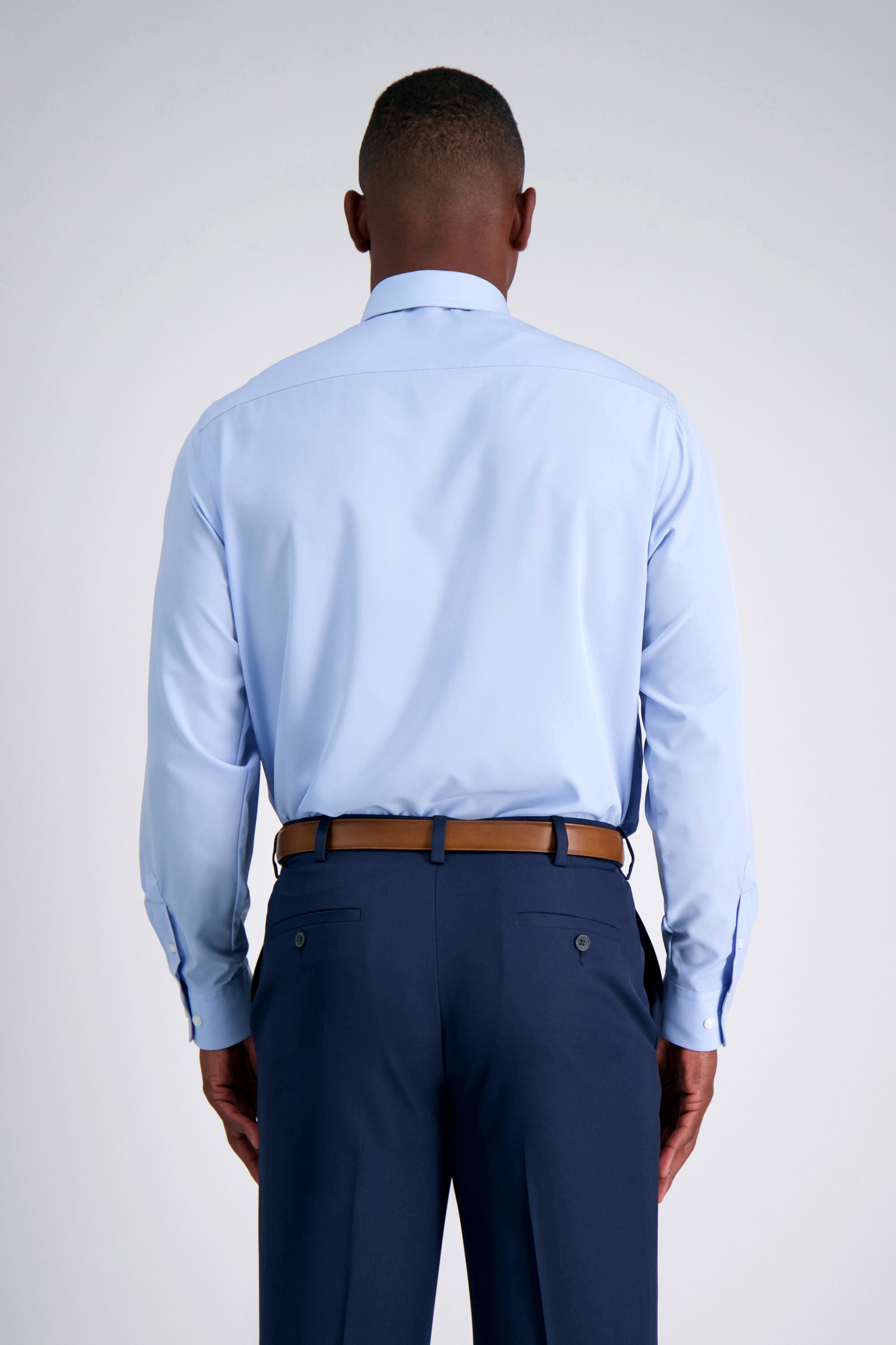 Haggar slim store fit dress shirts