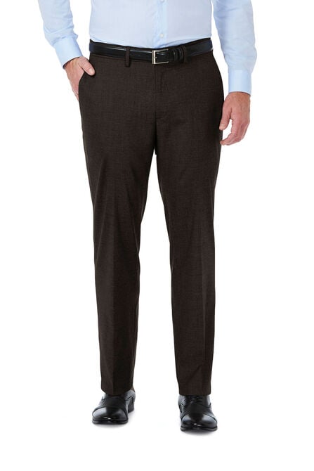 J.M. Haggar Premium Stretch Suit Pant, Chocolate view# 1