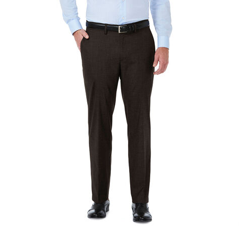 J.M. Haggar Premium Stretch Suit Pant, Chocolate