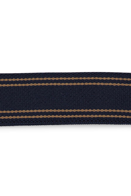 Stripe Y-Back Adjustable Clip Suspender, Heather Navy view# 5