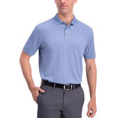 Waffle Texture Golf Polo, Black view# 3