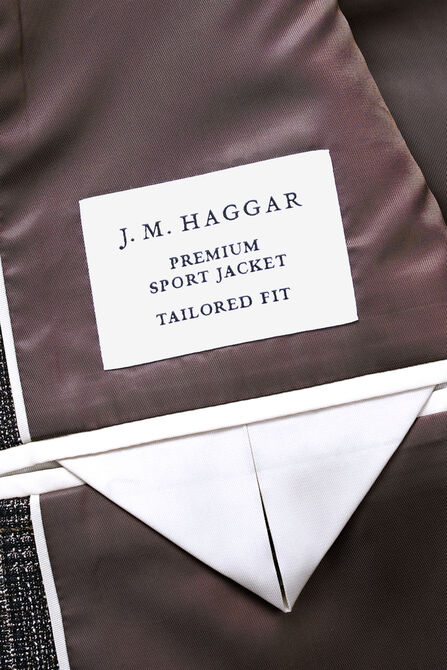J.M. Haggar Slub Glen Plaid Sport Coat,  view# 6