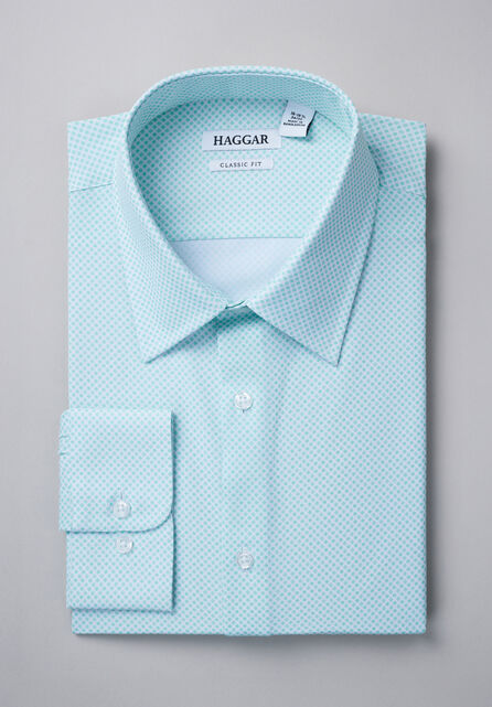 Smart Wash&reg; Dress Shirt - Teal, Teal