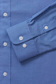 Cotton Dress Shirt -  Blue Dobby, Cobalt view# 5