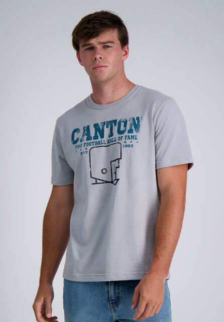 Pro Football Hall of Fame X Haggar - Canton Graphic Tee, Medium Green