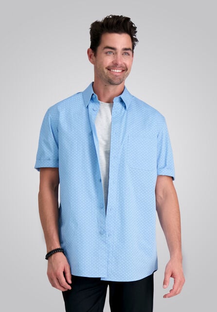 Poplin Button Down Shirt, Light Blue