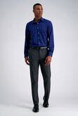 Smart Wash&trade; Dress Shirt - Navy Check, Navy view# 3