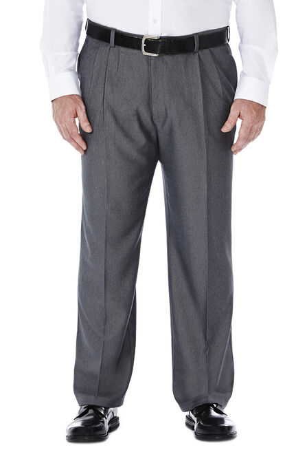 Big &amp; Tall Cool 18&reg; Heather Solid Pant, Graphite view# 1