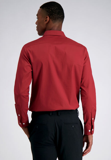 Premium Comfort Dress Shirt - Red Solid, Red