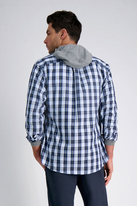 Long Sleeve Plaid Button Down Shirt,  view# 2