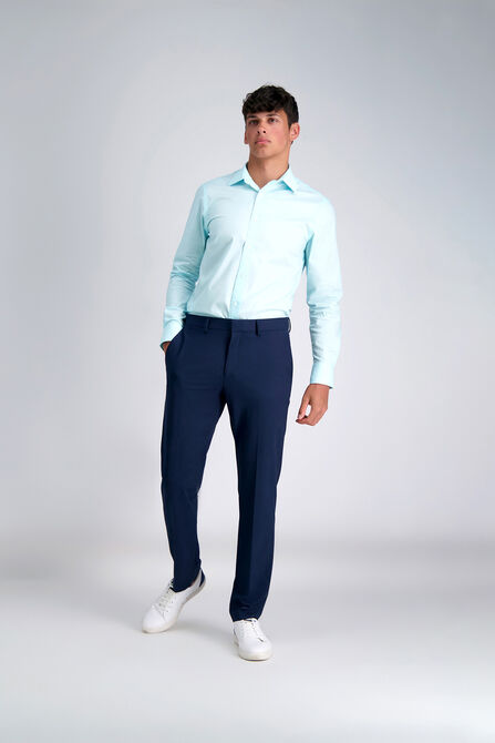 Performance Seafoam Dress Shirt, Light Blue view# 3