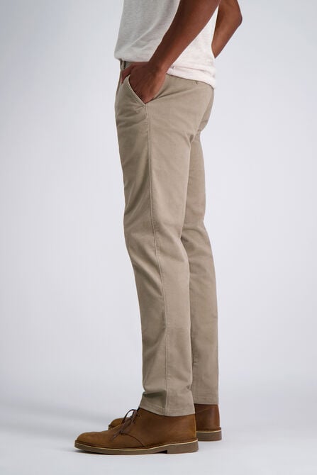 Stretch Corduroy Chino Pant, Khaki view# 3