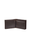 RFID Extra Capacity Slimfold Wallet - Best Dad Ever Emboss, Brown view# 3
