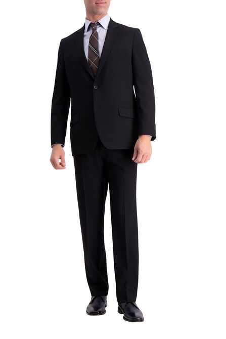 J.M. Haggar 4-Way Stretch Suit Jacket, Black view# 1