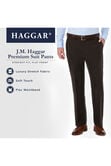 J.M. Haggar Premium Stretch Suit Pant, Dark Heather Grey view# 4