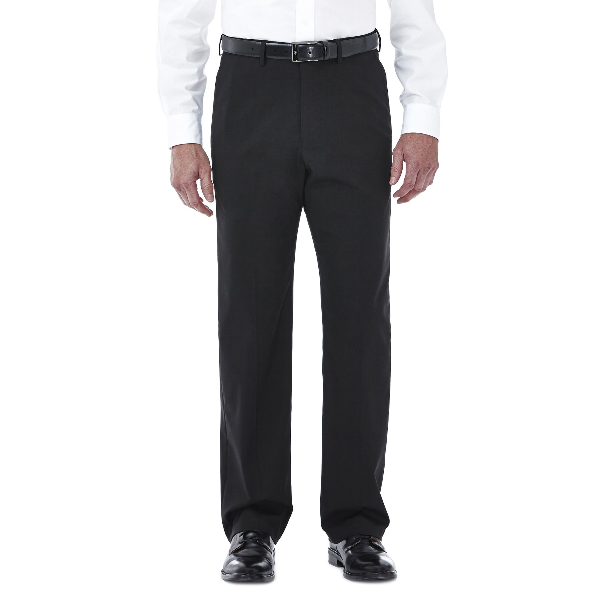 Haggar Premium Stretch Solid Dress Pant Black (HD00921 Clothing Pants) photo
