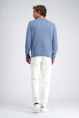 Long Sleeve Crew Sweater, BLUE view# 6