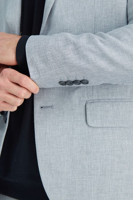 Smart Wash&reg; Suit Separate Jacket, Light Grey view# 5