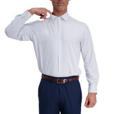 J.M. Haggar Tech Performance Dress Shirt - Check, Sky view# 3