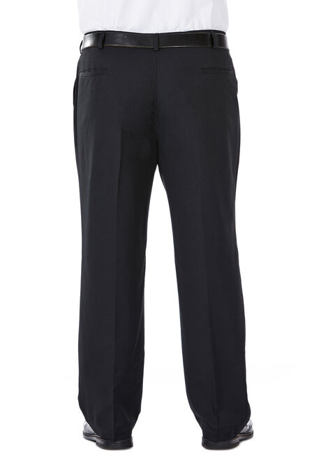 Big &amp; Tall Performance Microfiber Slacks, Black view# 3