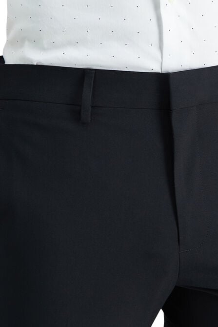 J.M. Haggar 4-Way Dress Pant, Black view# 5