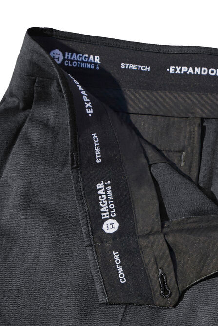 Expandomatic Stretch Heather Dress Pant, Dark Grey view# 4