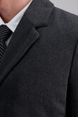 J.M. Haggar Premium Topcoat, Black / Charcoal view# 2