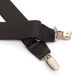 Solid Y-Back Adjustable Clip Suspender, Bean view# 3