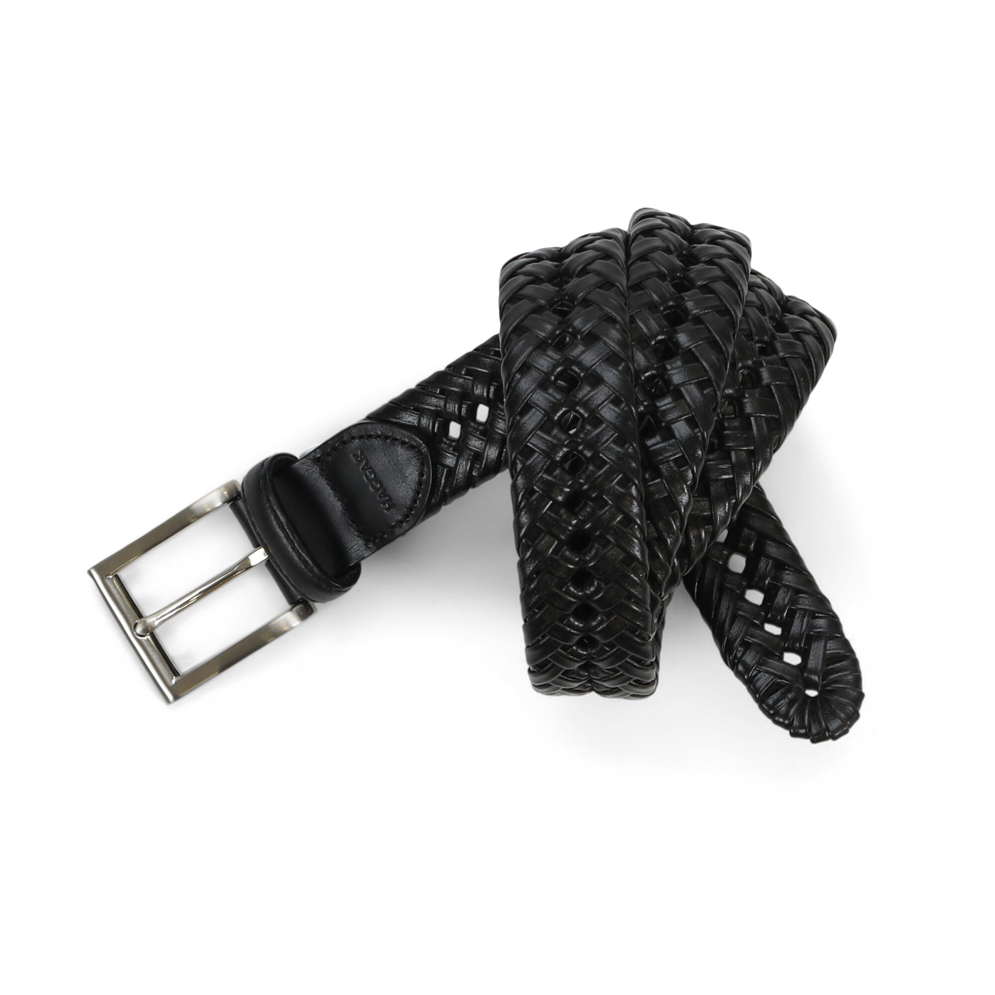 Haggar Braided Dress Belt Black (HAS19-0003) photo