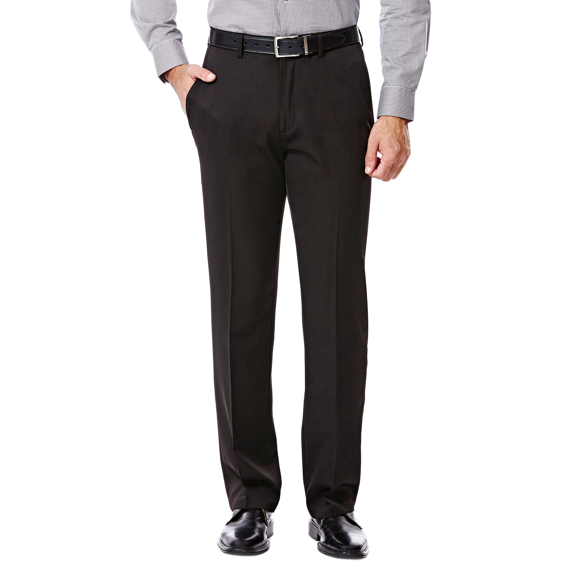 Haggar Big & Tall Travel Performance Suit Separates Pant Black (HY90276 Clothing Pants) photo