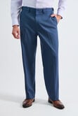 J.M. Haggar Premium Stretch Suit Pant - Flat Front, Chambray view# 1