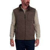 Bonded Fleece Sweater Vest,  Walnut view# 1