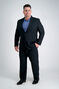 Big & Tall Travel Performance Heather Twill Suit Jacket, Black Big & Tall Travel Performance Heather Twill Suit Jacket, Black
