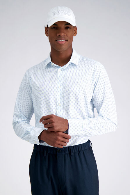 Premium Performance Dress Shirt - White, White view# 1